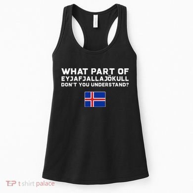 Funny Volcano Iceland Women's Tank Top