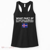 Funny Volcano Iceland Women's Tank Top thumb 0