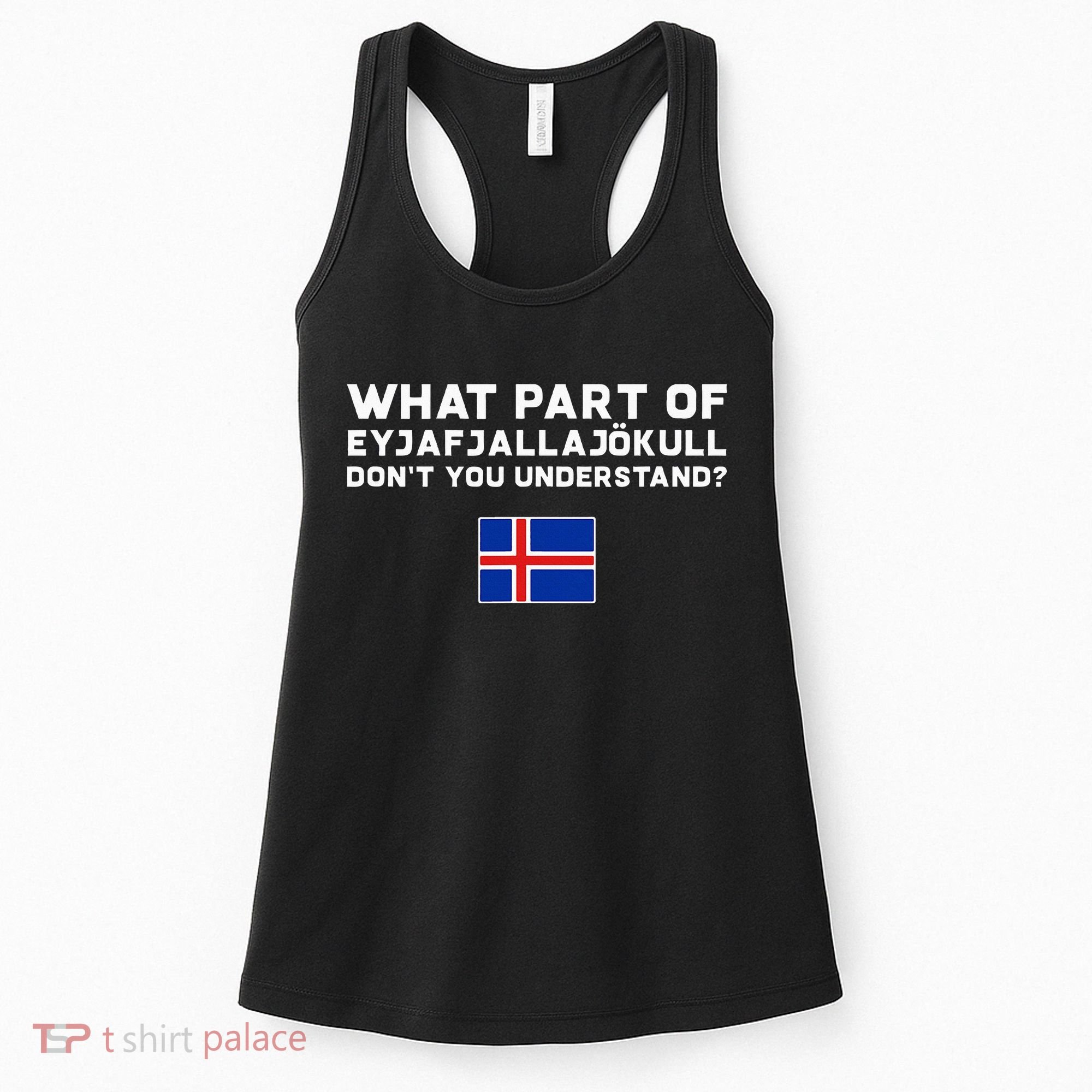 Funny Volcano Iceland Women's Tank Top