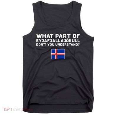 Funny Volcano Iceland Tank Top