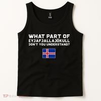 Funny Volcano Iceland Tank Top thumb 2
