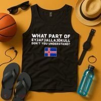 Funny Volcano Iceland Tank Top thumb 4