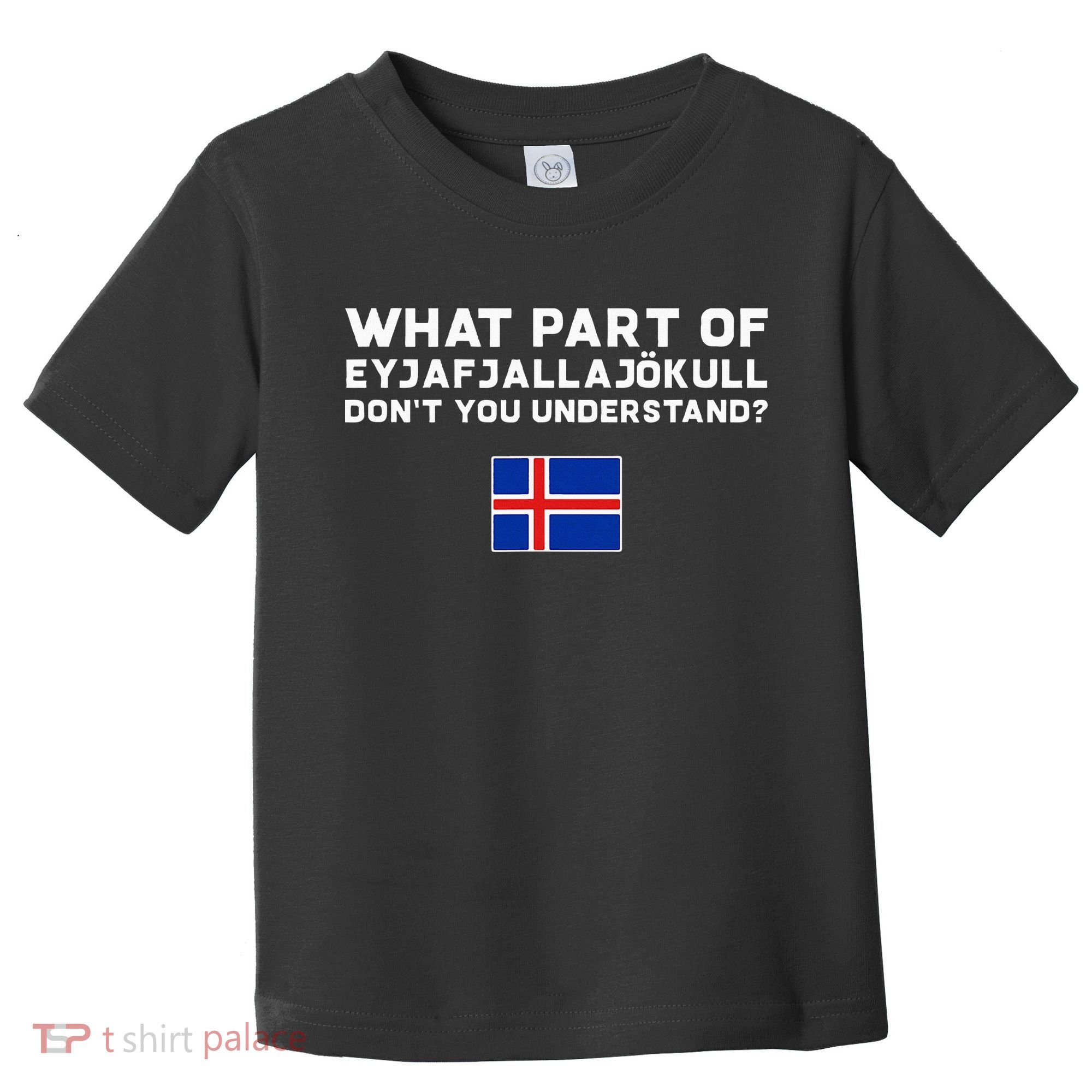 Funny Volcano Iceland Toddler T-Shirt