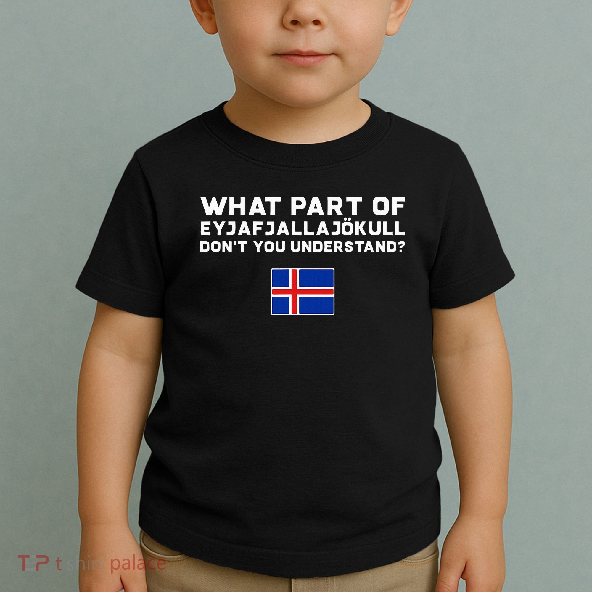 Funny Volcano Iceland Toddler T-Shirt