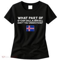 Funny Volcano Iceland Women's T-Shirt thumb 0
