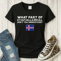 Funny Volcano Iceland Women's T-Shirt thumb 3