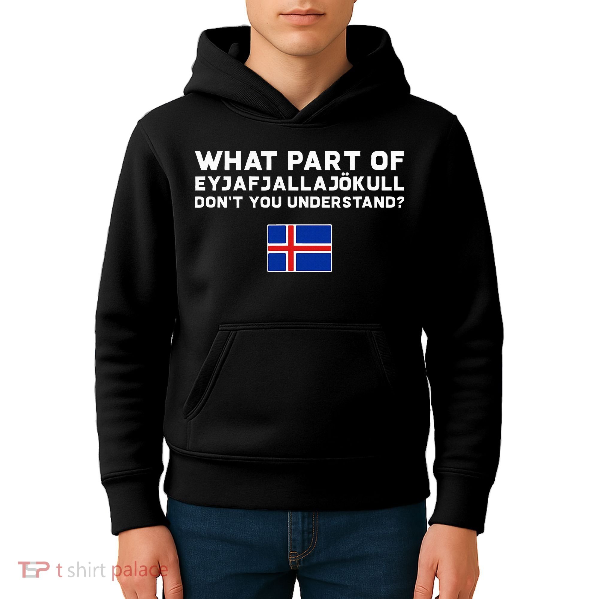 Funny Volcano Iceland Kids Hoodie