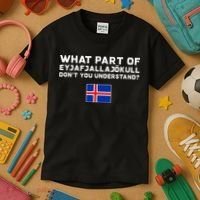 Funny Volcano Iceland Kids T-Shirt thumb 3
