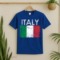 Funny Vintage Italian Italy Flag Pride Gift T-Shirt thumb 2