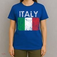 Funny Vintage Italian Italy Flag Pride Gift T-Shirt thumb 4