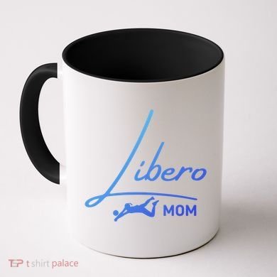 Fun Volleyball Libero Mom Graphic Gift Coffee Mug