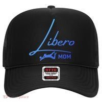 Fun Volleyball Libero Mom Graphic Gift Hat thumb 0