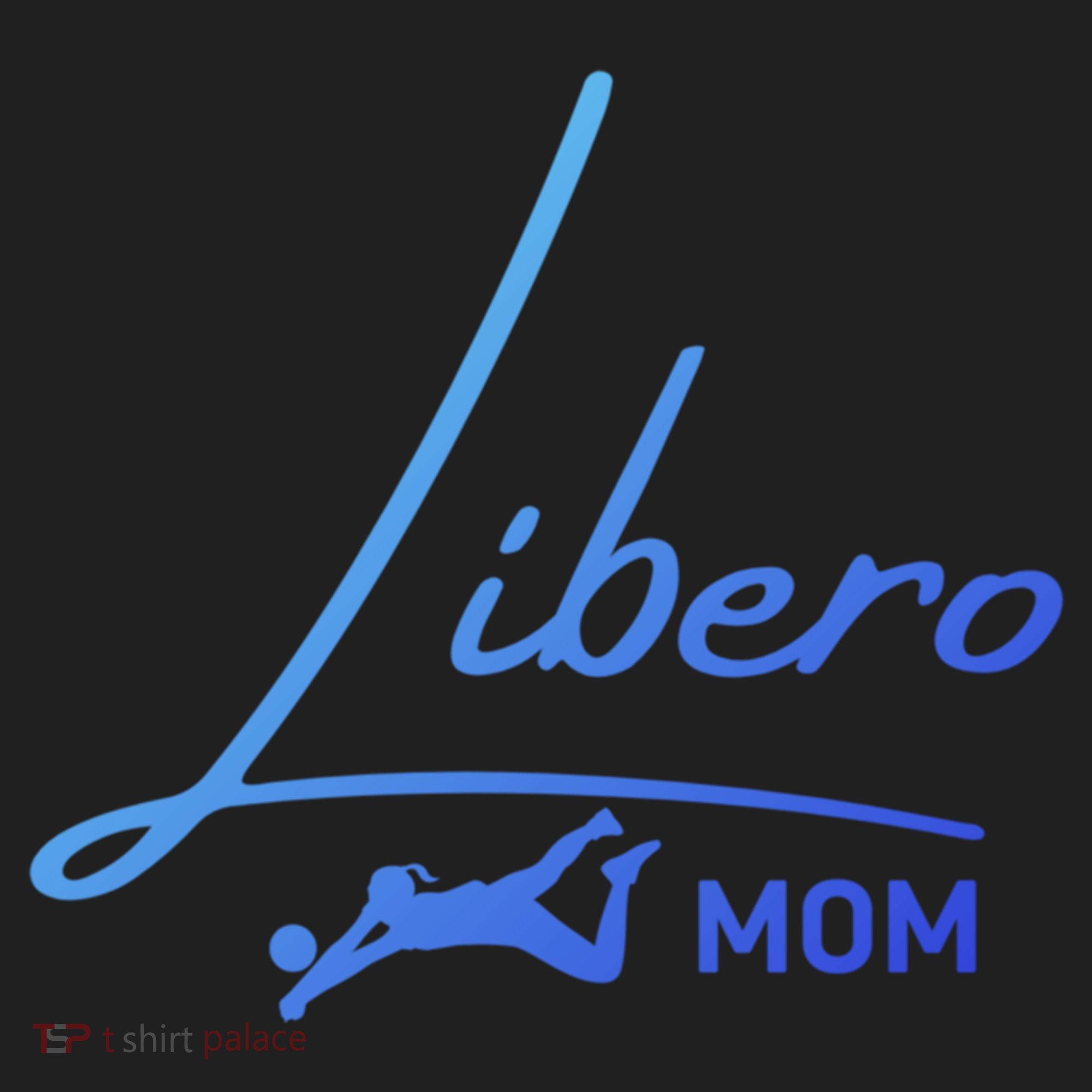 Fun Volleyball Libero Mom Graphic Gift Golf Towel