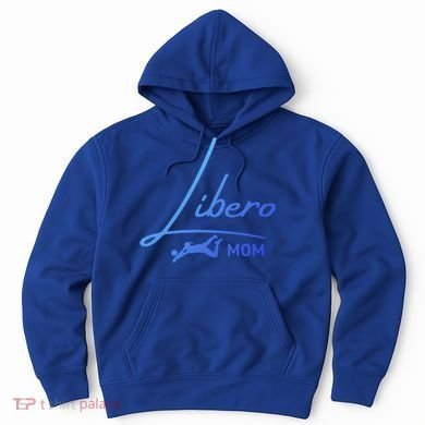 Fun Volleyball Libero Mom Graphic Gift Hoodie