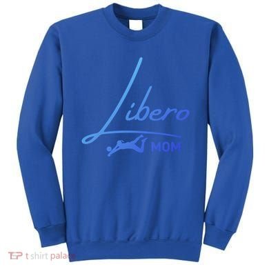 Fun Volleyball Libero Mom Graphic Gift Sweatshirt