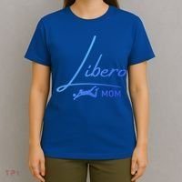 Fun Volleyball Libero Mom Graphic Gift T-Shirt thumb 4