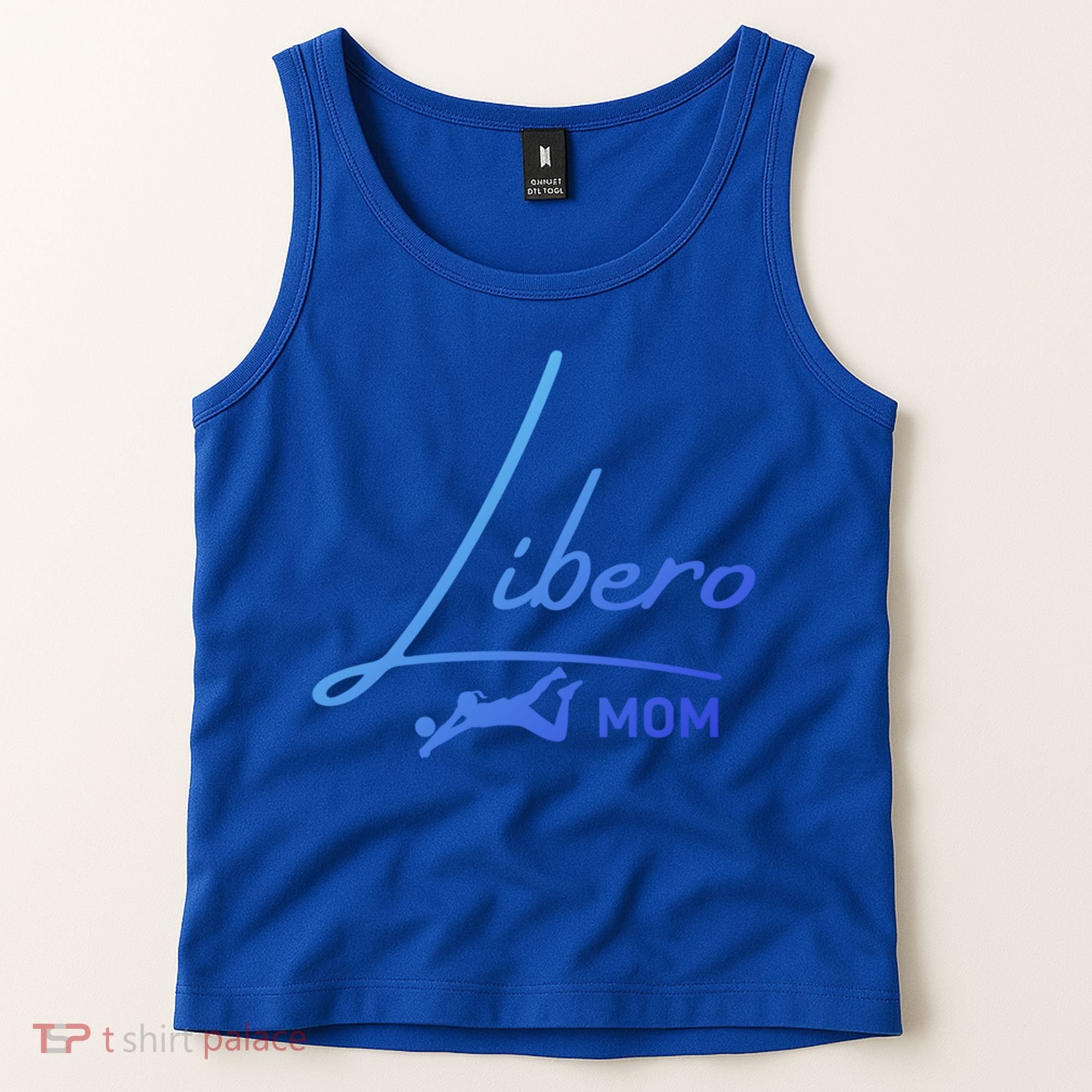 Fun Volleyball Libero Mom Graphic Gift Tank Top