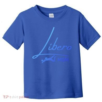 Fun Volleyball Libero Mom Graphic Gift Toddler T-Shirt