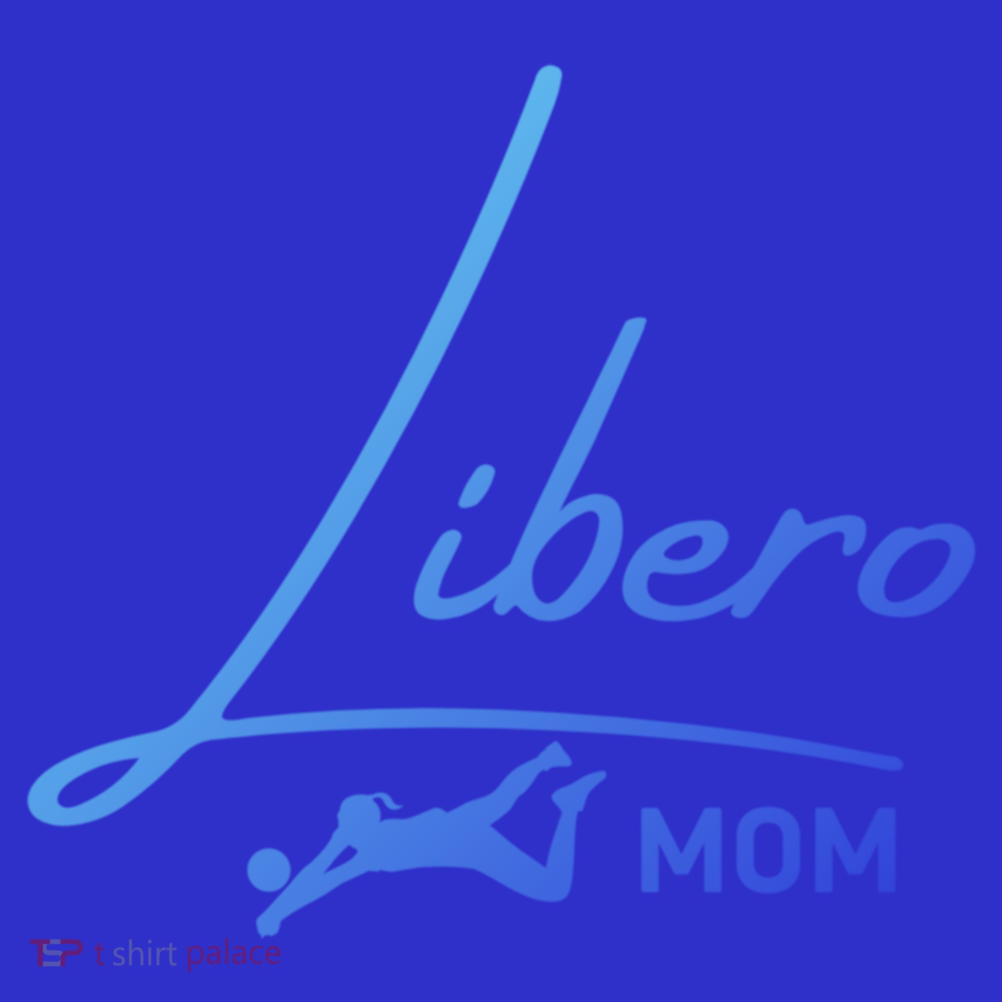Fun Volleyball Libero Mom Graphic Gift Women's Long Sleeve Shirt