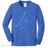 Fun Volleyball Libero Mom Graphic Gift Kids Long Sleeve Shirt thumb 0