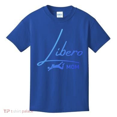 Fun Volleyball Libero Mom Graphic Gift Kids T-Shirt