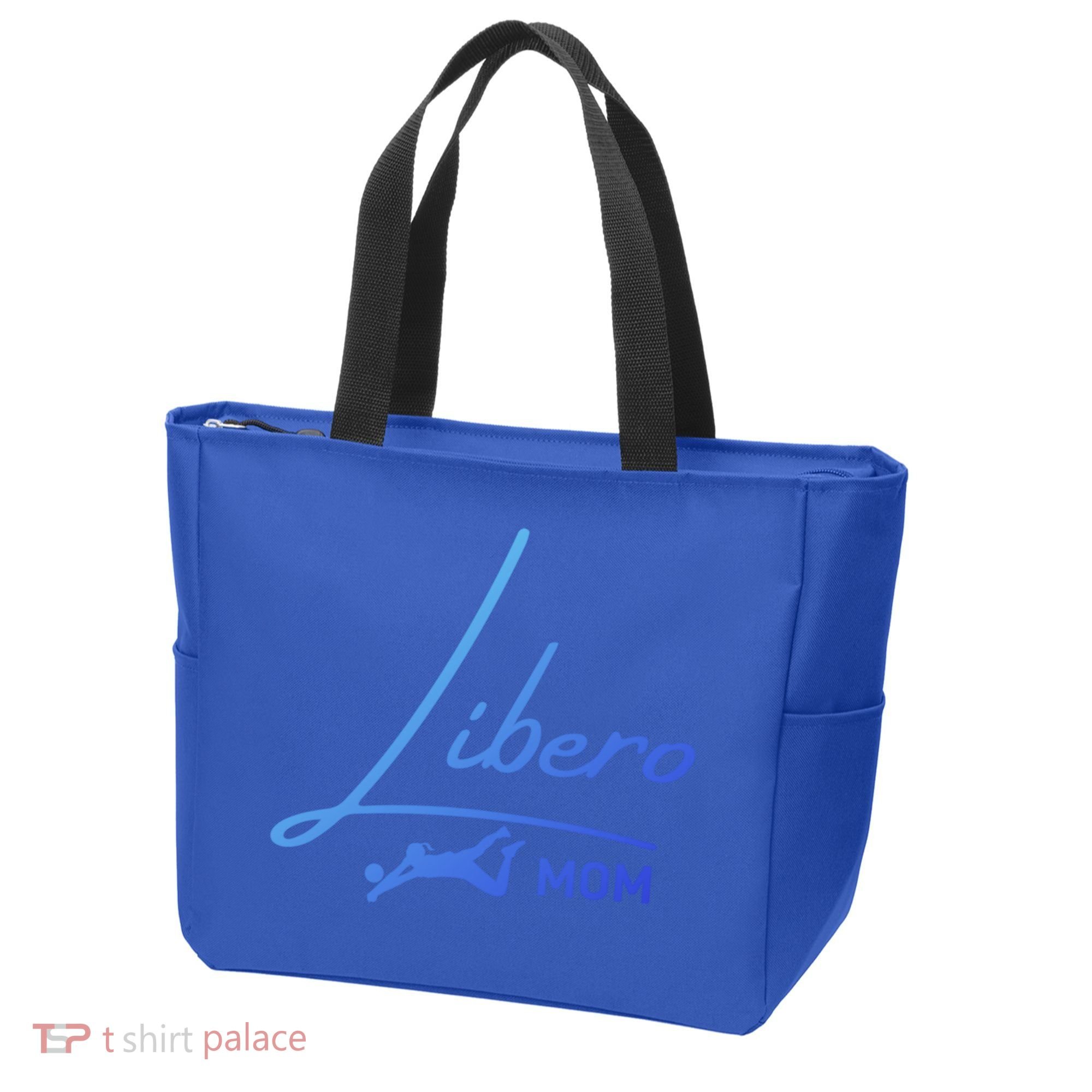 Fun Volleyball Libero Mom Graphic Gift Tote Bag