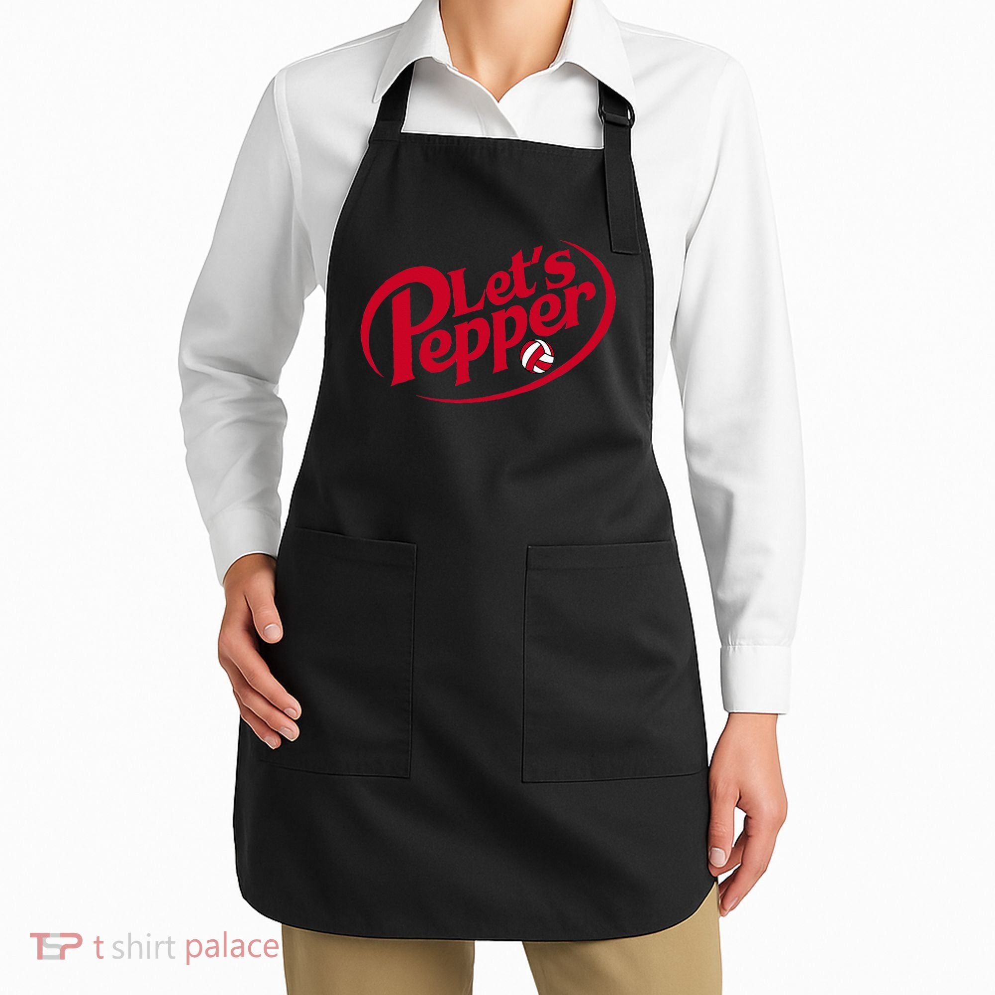 Funny Volleyball Lets Pepper Practice Term Great Apron
