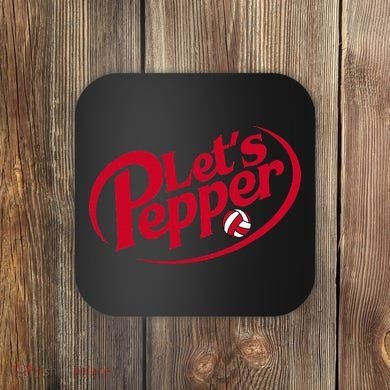 Funny Volleyball Lets Pepper Practice Term Great Coaster