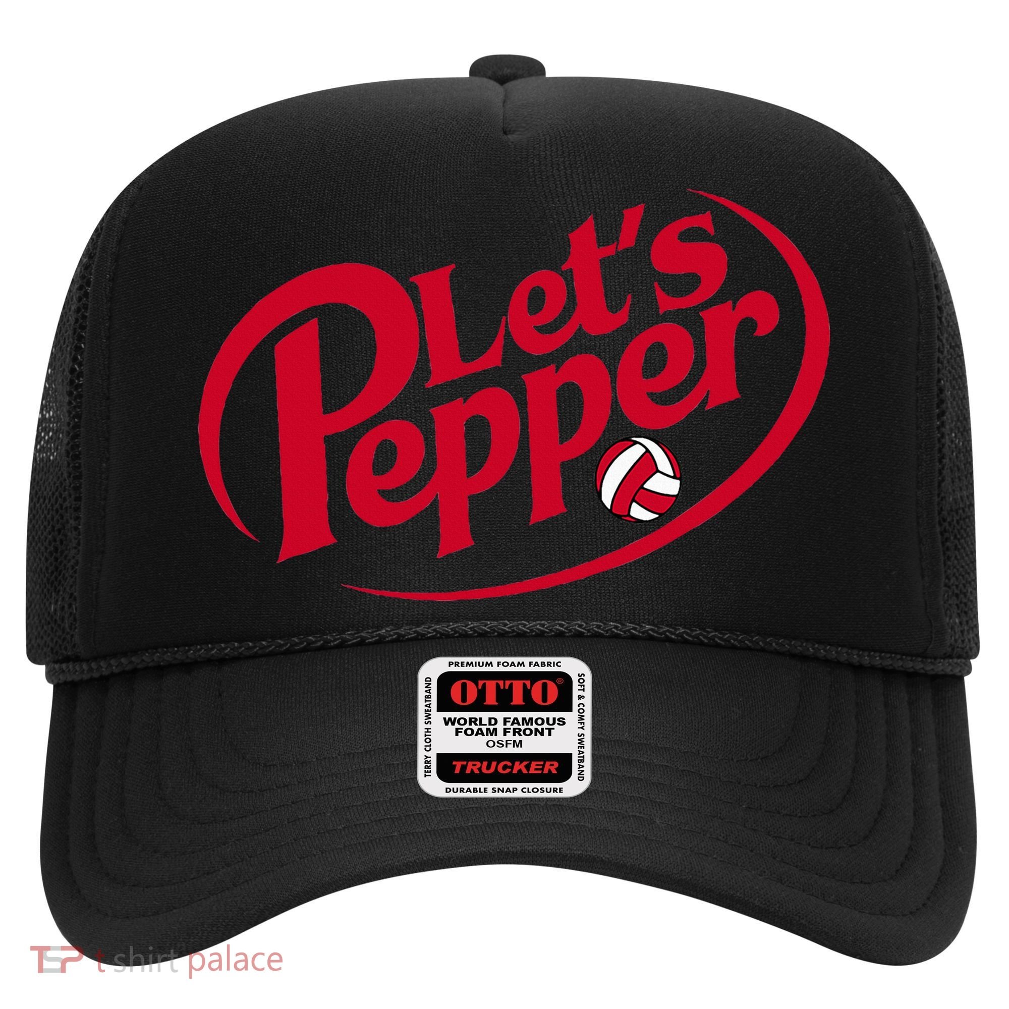 Funny Volleyball Lets Pepper Practice Term Great Hat