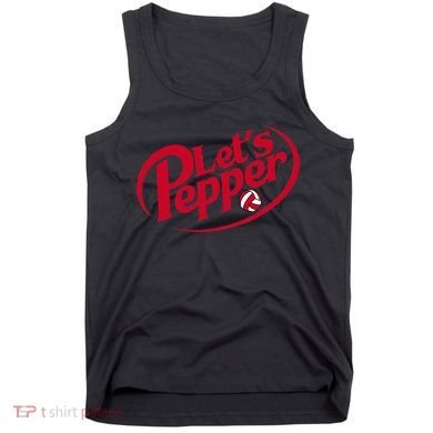 Funny Volleyball Lets Pepper Practice Term Great Tank Top