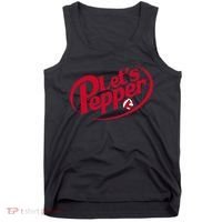 Funny Volleyball Lets Pepper Practice Term Great Tank Top thumb 0