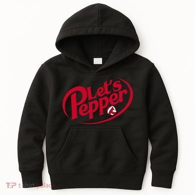 Funny Volleyball Lets Pepper Practice Term Great Kids Hoodie