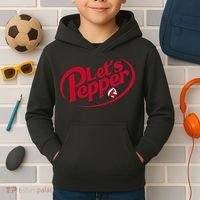 Funny Volleyball Lets Pepper Practice Term Great Kids Hoodie thumb 2