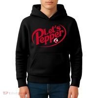 Funny Volleyball Lets Pepper Practice Term Great Kids Hoodie thumb 4