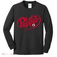 Funny Volleyball Lets Pepper Practice Term Great Kids Long Sleeve Shirt thumb 0