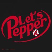 Funny Volleyball Lets Pepper Practice Term Great Kids T-Shirt thumb 4