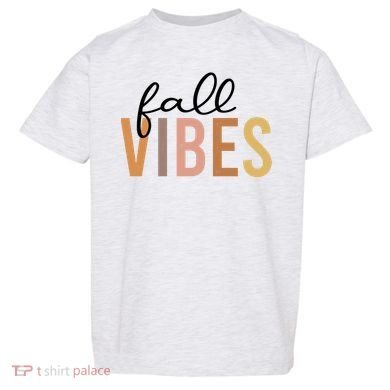 Fall Vibes Love Autumn Season Toddler T-Shirt