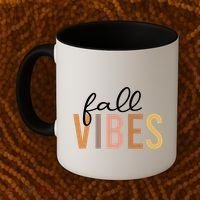 Fall Vibes Love Autumn Season Coffee Mug thumb 2