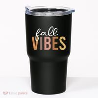 Fall Vibes Love Autumn Season Tumbler thumb 0
