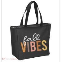 Fall Vibes Love Autumn Season Tote Bag thumb 2