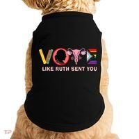 Funny Vote Like Ruth Sent You Uterus Feminist Lgbt Doggie Tank thumb 0