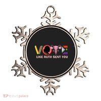 Funny Vote Like Ruth Sent You Uterus Feminist Lgbt Ornament thumb 0
