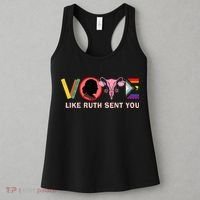 Funny Vote Like Ruth Sent You Uterus Feminist Lgbt Women's Tank Top thumb 3
