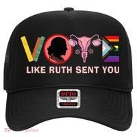 Funny Vote Like Ruth Sent You Uterus Feminist Lgbt Hat thumb 0