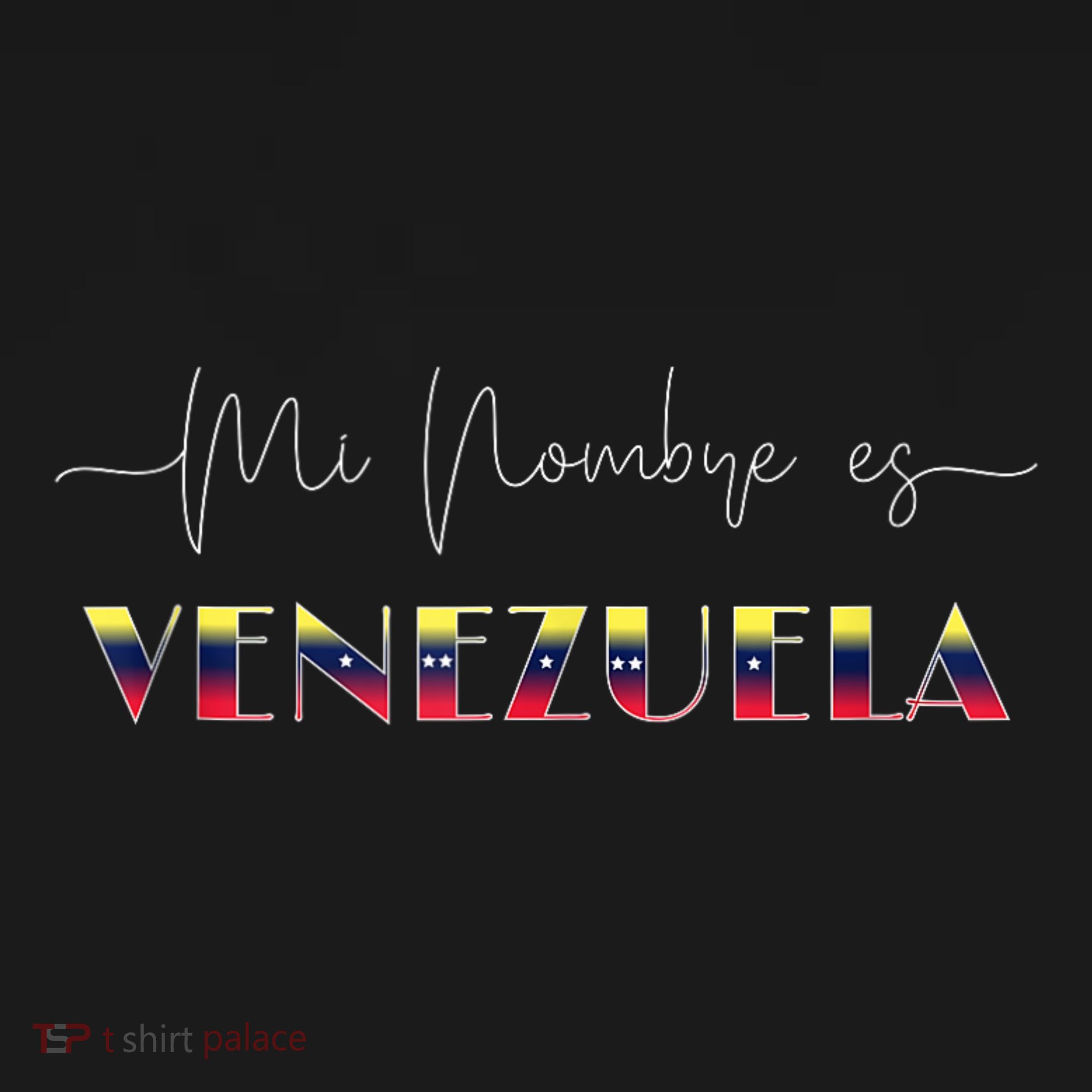 Franela Venezuela Libre Mi Nombre Es Venezuela Venezuelan T-Shirt