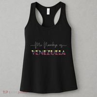 Franela Venezuela Libre Mi Nombre Es Venezuela Venezuelan Women's Tank Top thumb 3