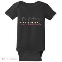 Franela Venezuela Libre Mi Nombre Es Venezuela Venezuelan Baby Bodysuit thumb 0