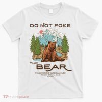 Funny Vintage Look Yellowstone National Park Grizzly Lover T-Shirt thumb 0