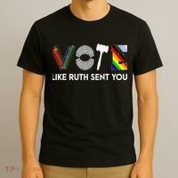 Funny Vote Like Ruth Sent You Gavel Feminists Lgbt Pride T-Shirt thumb 3