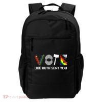 Funny Vote Like Ruth Sent You Gavel Feminists Lgbt Pride Backpack thumb 0